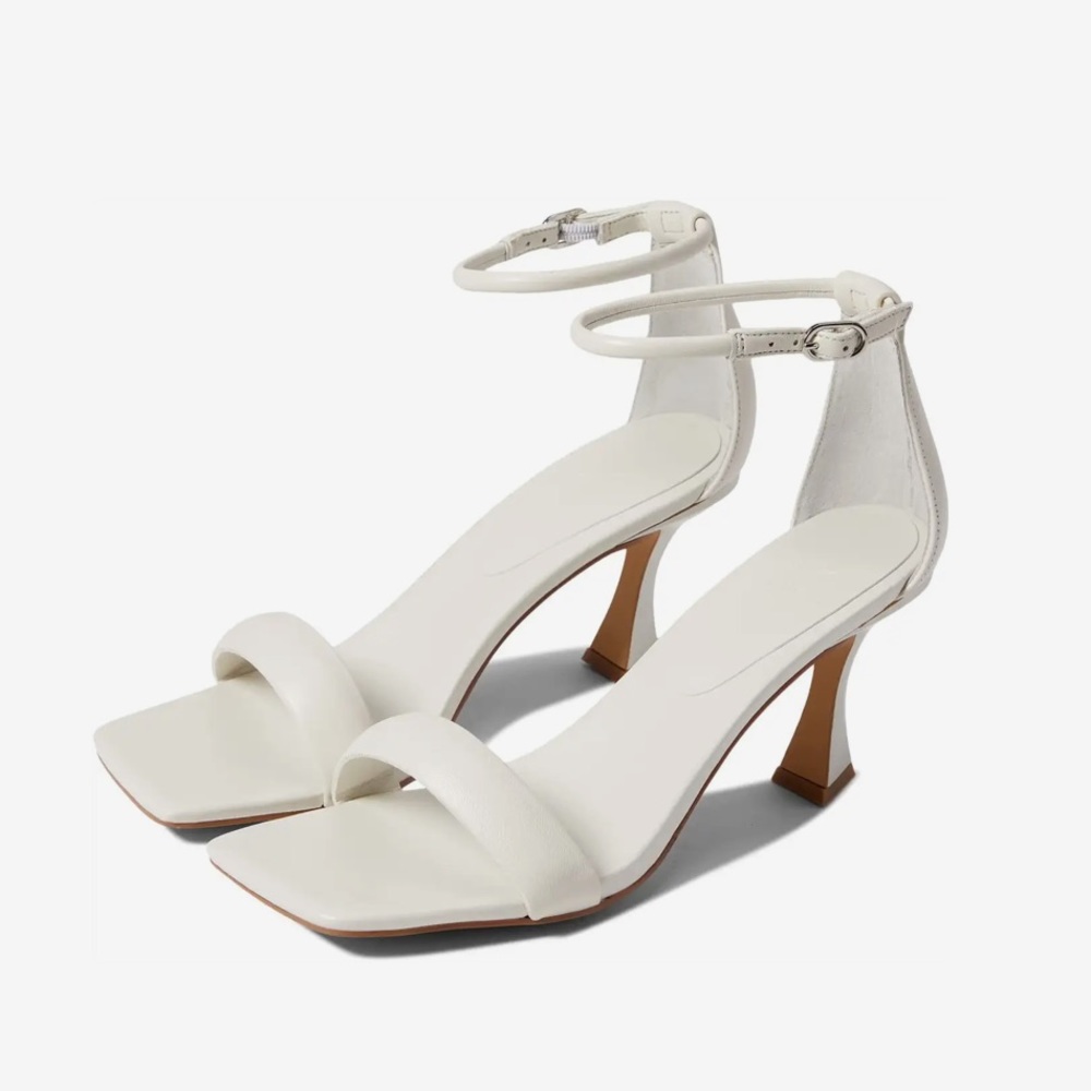 Marc Fisher LTD Women's Derine Heeled Sandal in Ivory